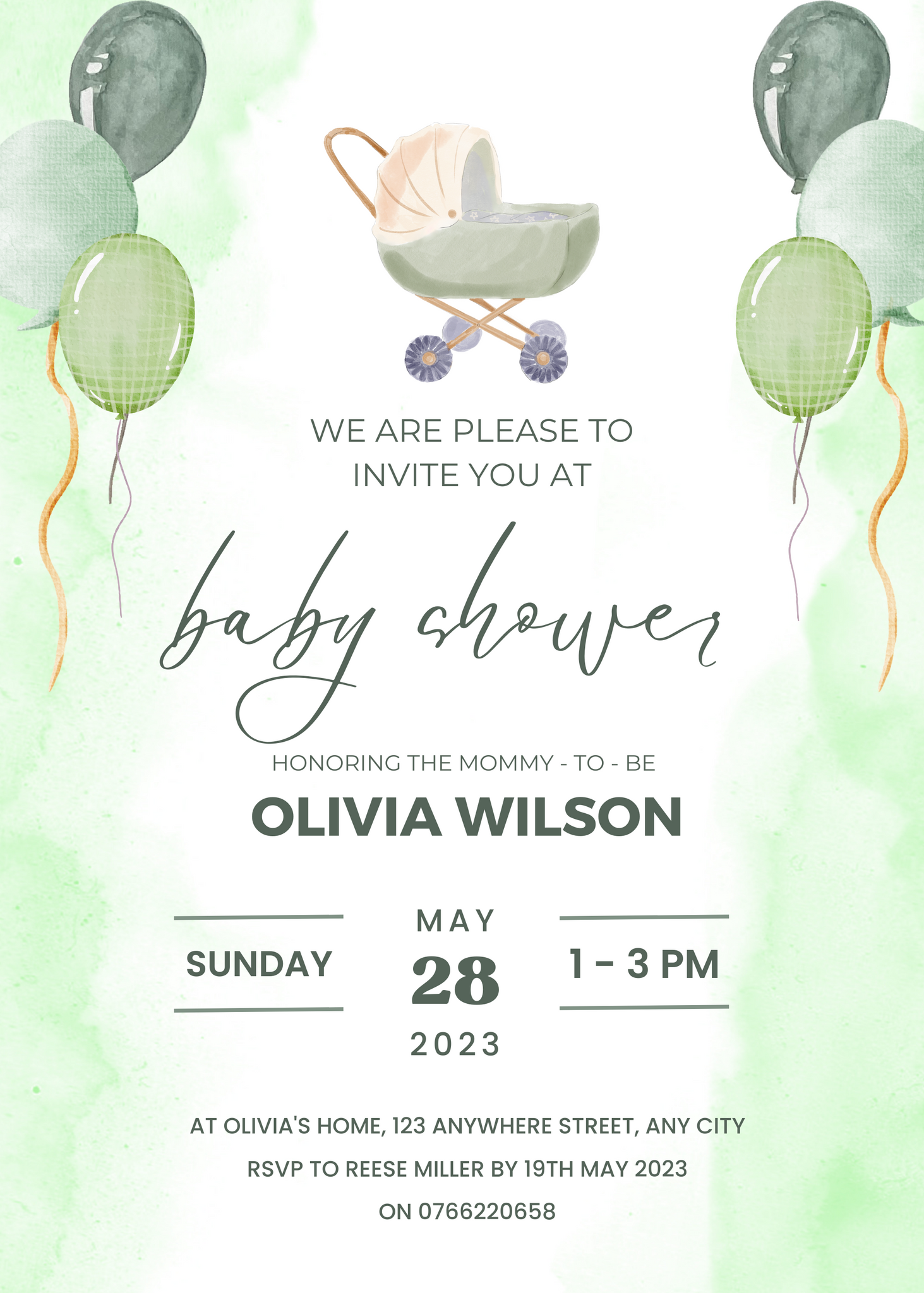 Baby Shower Invitations HP Designs Happy Prints
