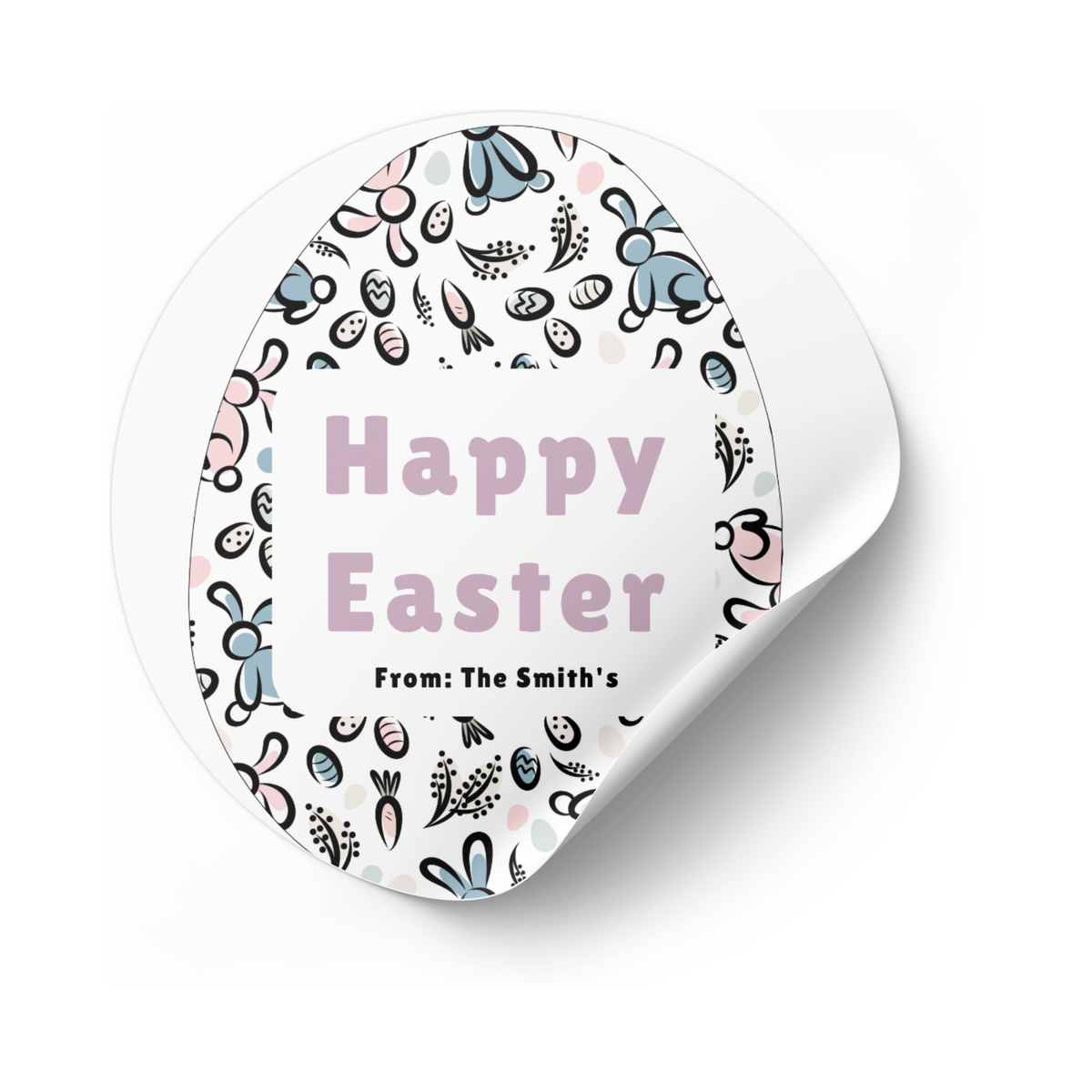 Custom Easter Labels (9pc) – Happy Prints