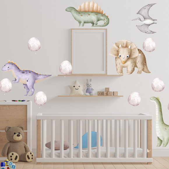 Pastel Dino’s Wall Decal