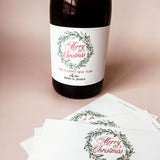Christmas Wine Labels