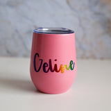 Personalized Pink Tumbler